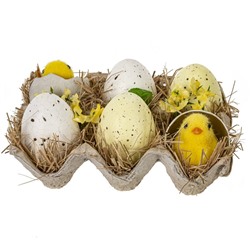 GAEM Изделие декоративное "Пасхальная композиция", L15 W10 H7,5 см