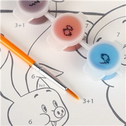 Картина по номерам для детей «Винни-пух», 20×30 см