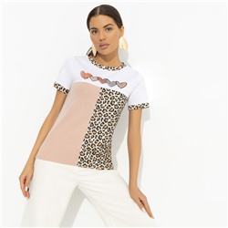 Футболка комбинированная, Покоряет не только сердца