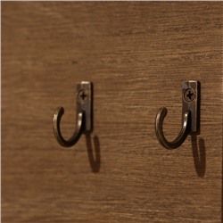 Сувенир вечный календарь подвесной HOME, 0.7×29×19 см, дерево, серый