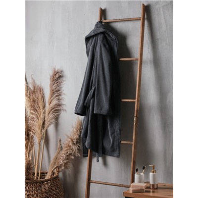 Халат махровый женский SL HOME: Basic "Гри Сандре", размер L, 100% хлопок, 420 г/м2