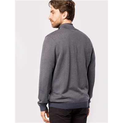 Джемпер жаккардовой вязки из пряжи двух оттенков