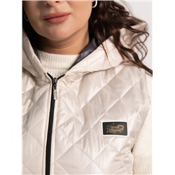 Жилет утепленный Дориана (бежевый) Б15322-18М