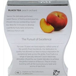 JAF TEA. Черный. Персик 100 гр. карт.пачка