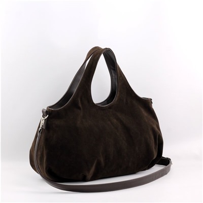 Сумка 507 эко-замша кофе НОВИНКА