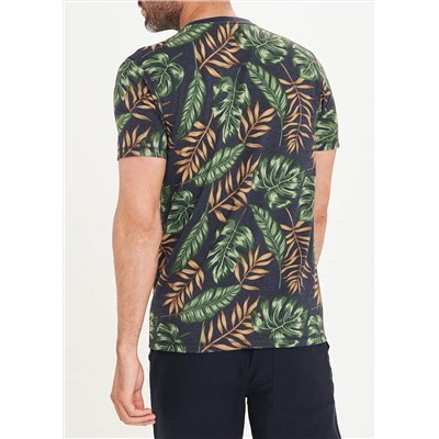 Morley Leaf Print T-Shirt