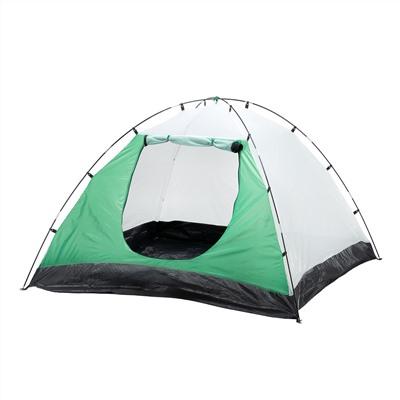 Палатка двухслойная трехместная 210 x 210 x 130 см, Camping Palisad