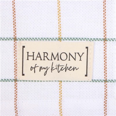 Дорожка Этель Harmony 40×150 см, 100% хлопок, рогожка 186 г/м²