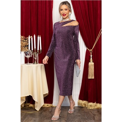 Платье вечернее Джина (пурпурное) П14705-35М