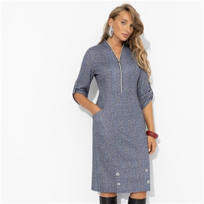 Платье эффектное с карманами на молнии, Платье, которое говорит за тебя