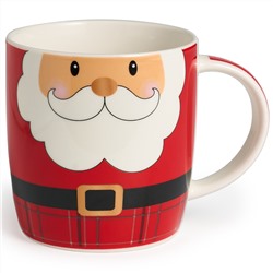 КРУЖКА С КРЫШКОЙ LEFARD "САНТА" 355 МЛ