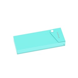 Пенал пластиковый ErichKrause® Matt Pastel Mint, мятный