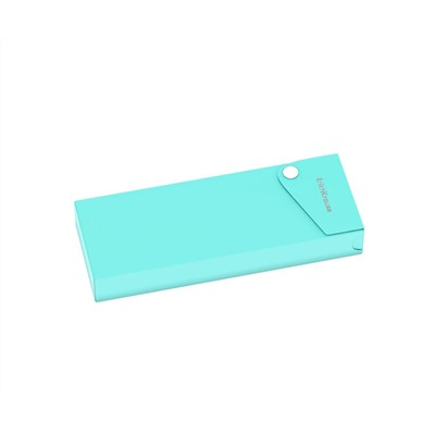 Пенал пластиковый ErichKrause® Matt Pastel Mint, мятный