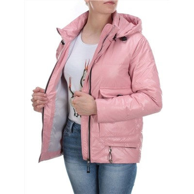 8267 PINK Куртка демисезонная женская BAOFANI (100 гр. синтепон)