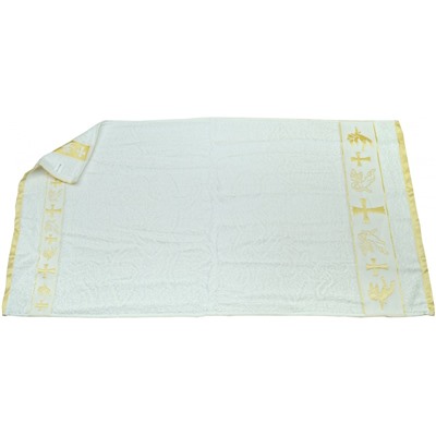 50x90 см 12 шт/уп Крестильные Махровые Жаккардавые Полотенца 100% Cotton