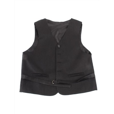 B-4 DK. GRAY Костюм тройка школьный для мальчика (65% шерсть, 35% хлопок)