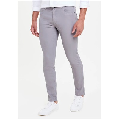 Skinny Fit Twill Trousers
