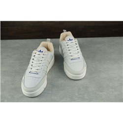 Adidas Forum Low Off из натуральной плотной кожи