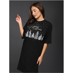 Туника "Зима" черный