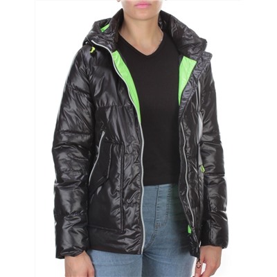 8263 BLACK Куртка демисезонная женская BAOFANI (100 гр. синтепон)