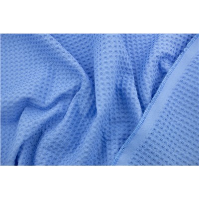 Полотенце кухонное вафельное набивное №1530 василёк