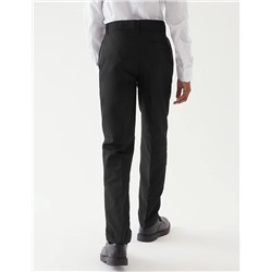 2pk Boys' Slim Leg School Trousers (2-18 Yrs)