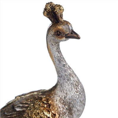 ФИГУРКА "ПАВЛИН" 11*13*25 СМ. СЕРИЯ "МАХАРАДЖИ" (КОР=12ШТ.)