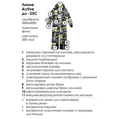 Комбинезон зимний для мальчика