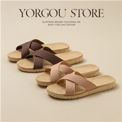 Antibacterial slippers, summer footwear indoor, non-slip slide