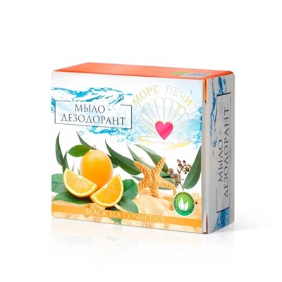 Мыло Дезодорант, коробка, 30 гр, "Море Лечит"