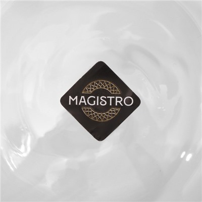 Кружка с двойными стенками Magistro «Сердце», 250 мл, стекло, прозрачная