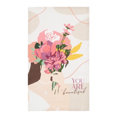 Набор кухонных полотенец Доляна Spring mood, 35×60 см-4 шт., 100% хлопок