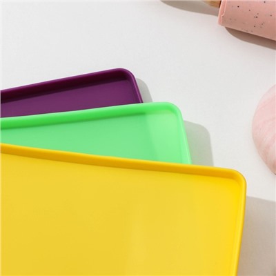 Противень для духовки Доляна «Криспи», силикон, 40×30 см, чёрный