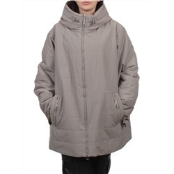 F-801 GRAY BEIGE Куртка демисезонная женская (100 гр. холлофайбер)