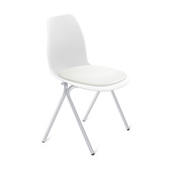 Стул SHT-ST29-CN6/S186
                        белый / белый / хром лак