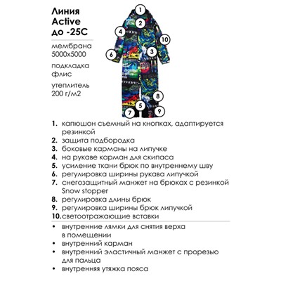 Комбинезон зимний для мальчика