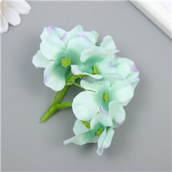 Цветы для декорирования «Гортензия», сиренево-голубые, 10×10 см