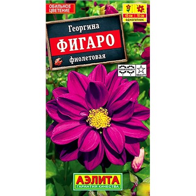 Семена Георгина Фигаро Махровая фиолетовая, арт.: 70505