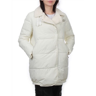 S24-236 MILK Куртка демисезонная женская (100 гр. холлофайбер)