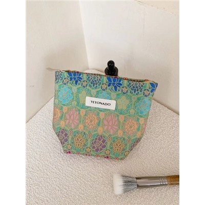 Capacious cosmetic bag, handheld storage bag, small clutch bag, travel bag, liner