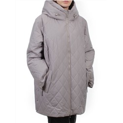 F-806 GRAY BEIGE Куртка демисезонная женская (100 гр. холлофайбер)