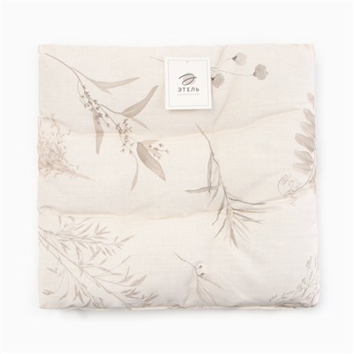 Подушка Этель "Flower herbarium" 42х42 см, 100% хл, репс 210г/м2