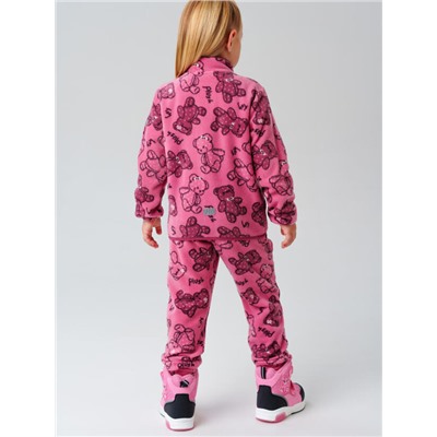 Комплект флисовый для девочки: куртка, брюки