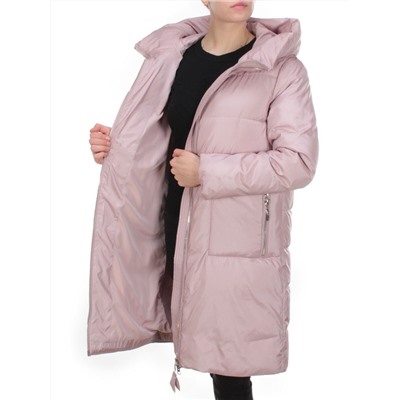 2119 PINK Пальто зимнее женское MELISACITI (200 гр. холлофайбера)