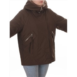 8008 BROWN Куртка демисезонная женская (100 гр. холлофайбер)