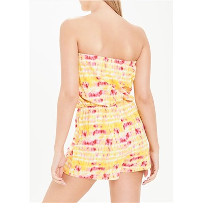 Tie Dye Bandeau Playsuit