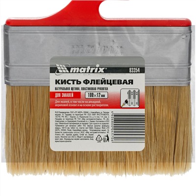 Кисть флейцевая "Эмали" Color Line 100 х 12 мм Matrix