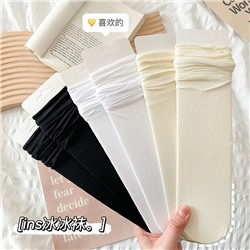 Summer thin colored silk breathable Japanese footwear for leather shoes, knee socks