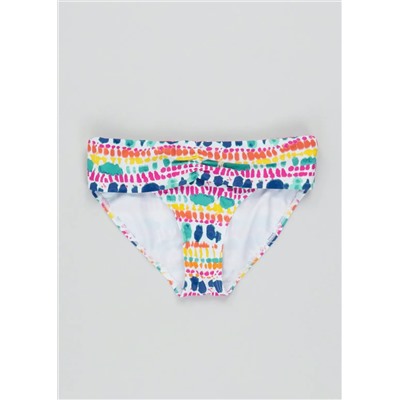 Tie Dye Fold Over Bikini Briefs