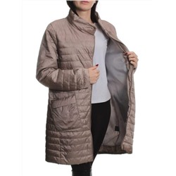 K-532 BEIGE Куртка демисезонная стеганая женская (70 гр. холлофайбер)